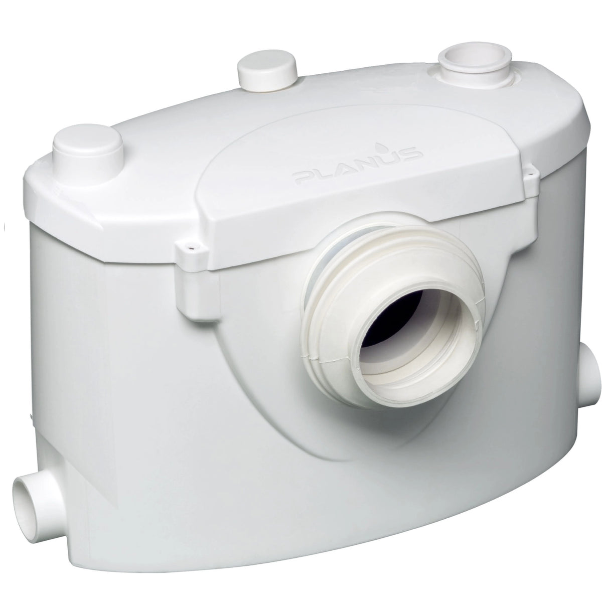 Broyeur Planus SaniBasic / BROYSAN WC 230 V Blanc Pompe de relevage avec raccords et bouchons de fermeture