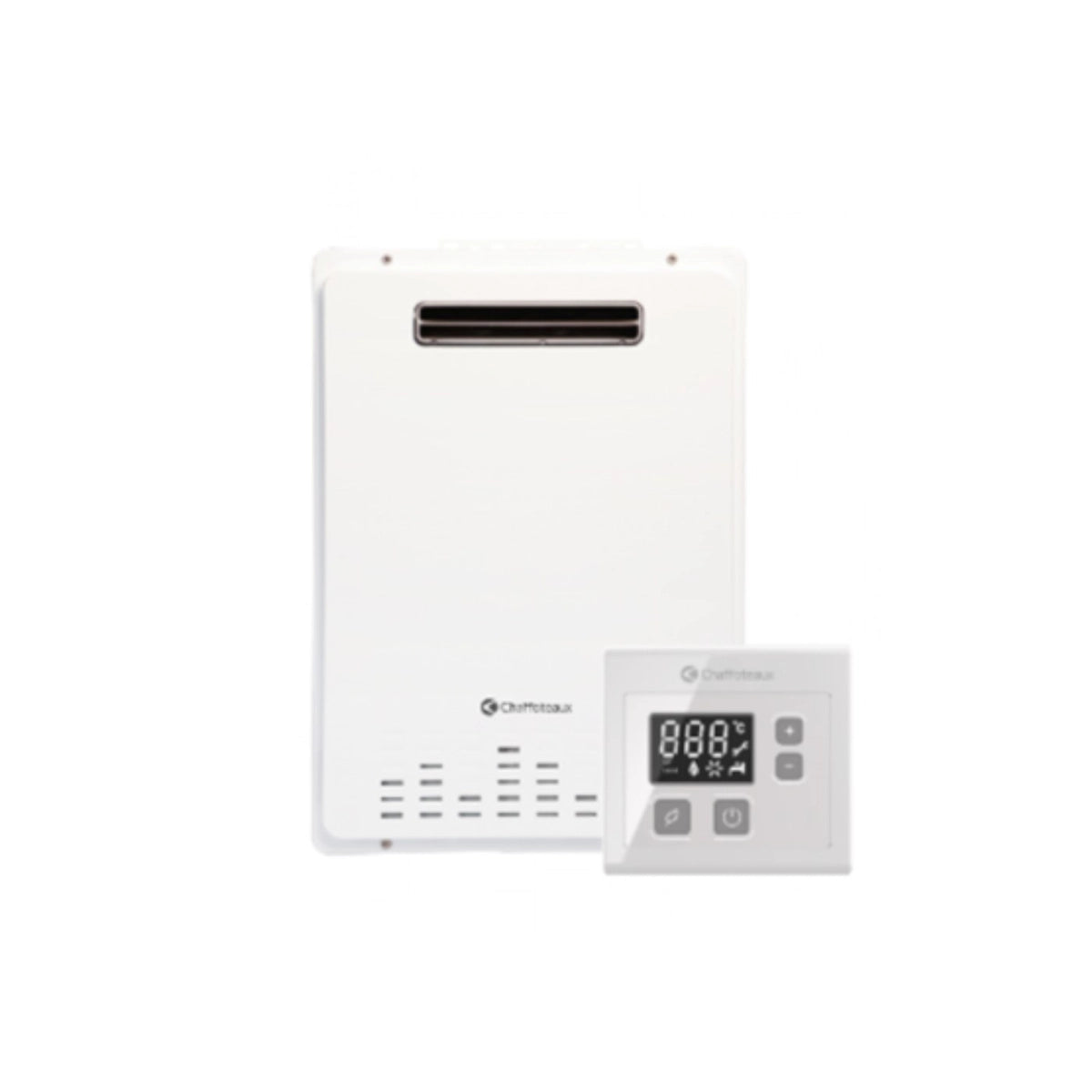 Chauffe-eau à gaz Chaffoteaux Avenir Plus LNX Outdoor 11 litres code 3632466 bas NOx Méthane