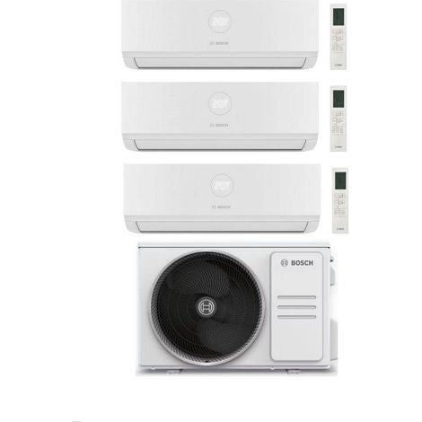CLIMATISEUR BOSCH TRIAL SPLIT CLIMATE CL3000i 7000+7000+12000 BTU INVERTER R32 CL5000M 62/3 E A++