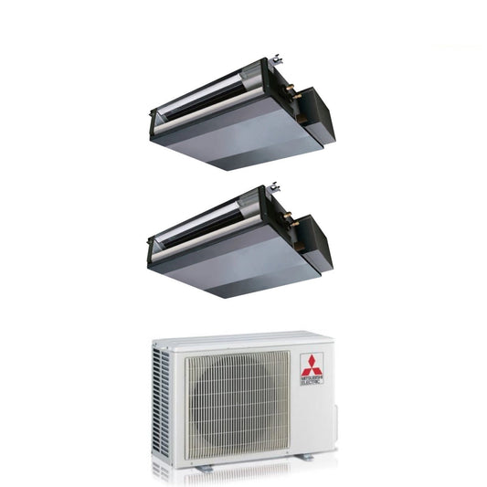 Climatiseur Mitsubishi Electric Inverter gainable Dual Split SEZ-M 9000+12000 Btu R-32 MXZ-2F42VF Wi-Fi en option