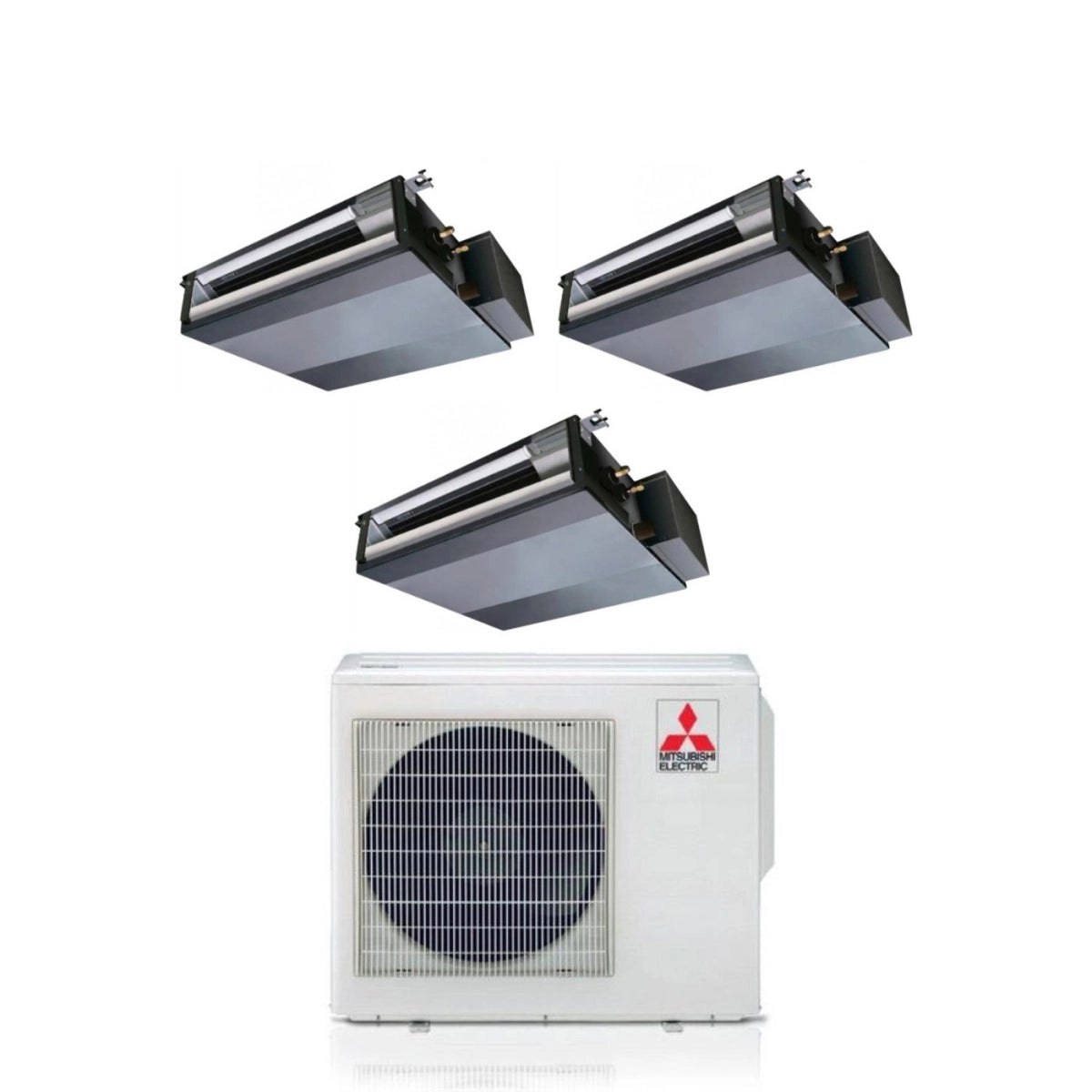 Climatiseur Mitsubishi Electric Inverter gainable Trial Split 9000+9000+18000 Btu R-32 MXZ-4F72VF Wi-Fi en option