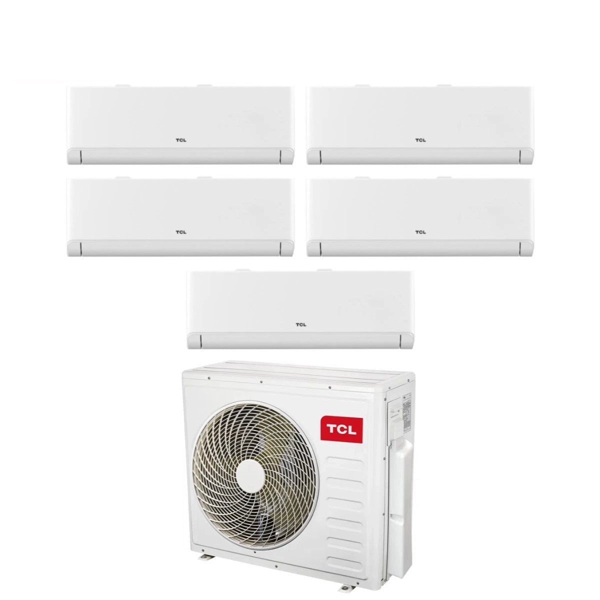 Climatiseur TCL Inverter série BREEZEIN Penta Split 9000+9000+9000+9000+9000 Btu MT4250 R-32 Wi-Fi intégré