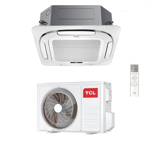 Climatiseur TCL Cassette 4 voies Compact Inverter 9000 Btu R-32 Wi-Fi en option
