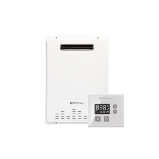 Chauffe-eau à gaz Chaffoteaux Avenir Plus LNX Outdoor 11 litres code 3632466 bas NOx Méthane