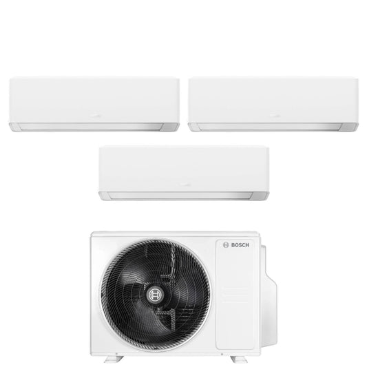 Climatiseur Bosch CLIMATE 7000i WHITE Trial Split 7000+7000+7000 Btu 5000M 62/3 E R-32 Wi-Fi Intégré