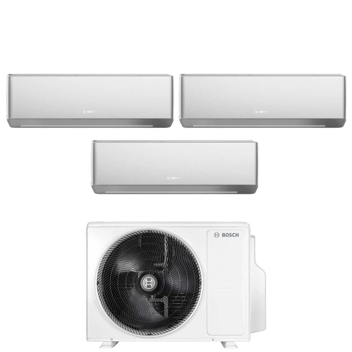 Climatiseur Bosch CLIMATE 7000i SILVER Trial Split 7000+7000+9000 Btu 5000M 62/3 E R-32 Wi-Fi Intégré
