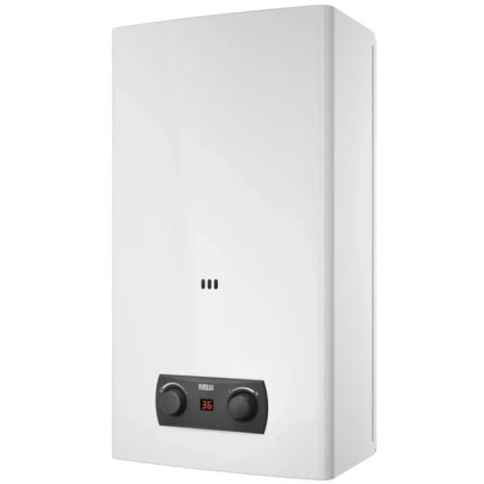 Chauffe-eau à chambre ouverte Riello modèle Acquafun2 11 Ln à gaz Low Nox à faibles émissions de NOx - New Erp